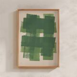 Painting on paper, abstract painting 30x40cm b199 signed