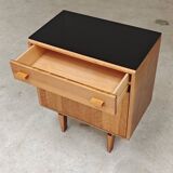 Czechoslovak bedside table by Frantisek Mezulanik for Novy Domov 1960