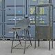 Vintage industrial dentist cabinet - metal glass cabinet