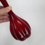 Red pumpkin vase Arthur Percy for Elme Glasbrück