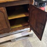 Solid oak two-door sideboard