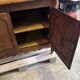 Solid oak two-door sideboard