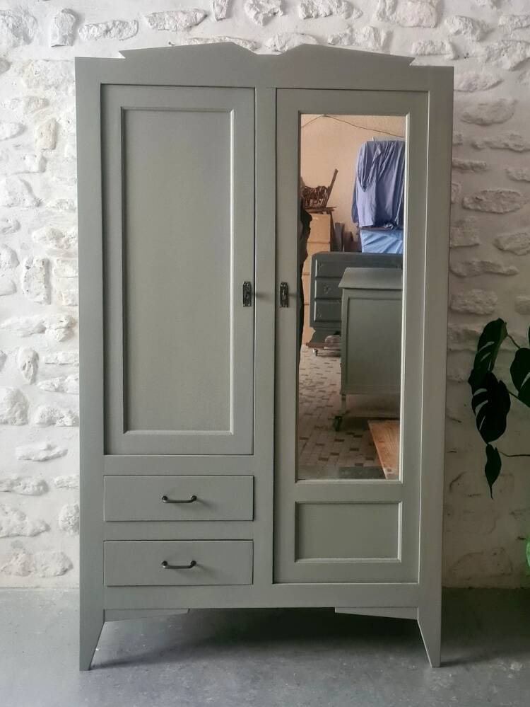 Vintage English wardrobe