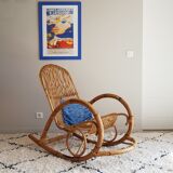 Rocking chair Rotin de Rohe Noordwolde rénové