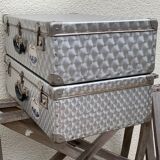 Vintage aluminum suitcases 1950