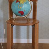 TARIDE glass luminous terrestrial globe 1966