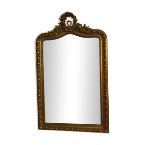 miroir ancien, doré
