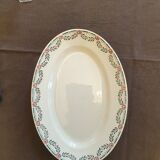 Terre de Fer oval serving dish