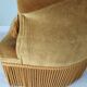 Vintage ochre armchair