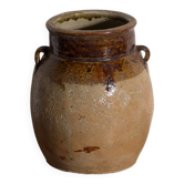 Ancient Chinese glazed stoneware vase – China, circa 1900
