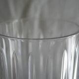 vase or glass crystal of Paris signed ht 14 cm