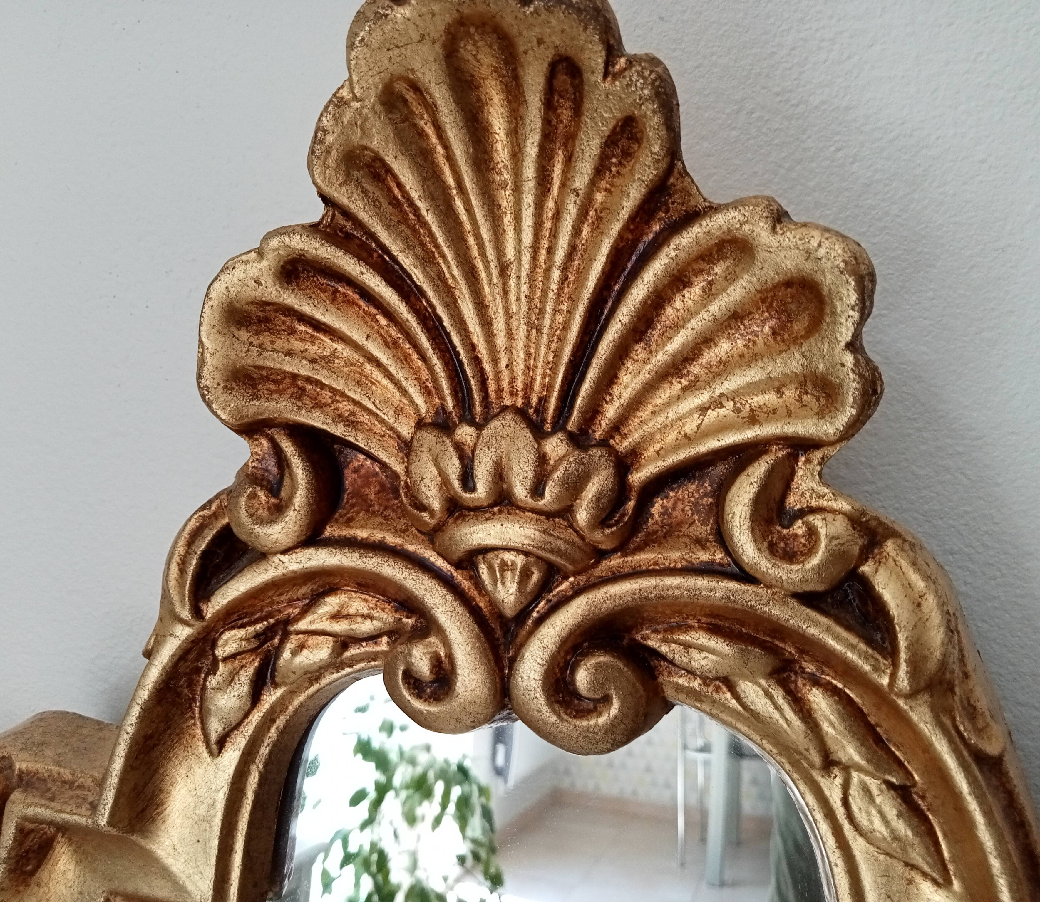 Vintage Rococo Louis XV style mirror 80*46cm