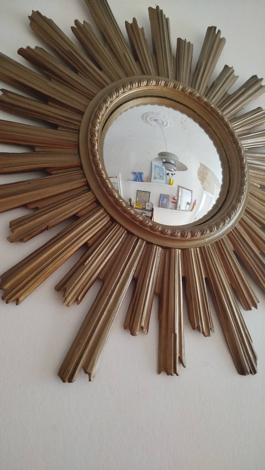 Vintage witch mirror