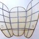 Vintage mother-of-pearl and brass wall lamp 210897
