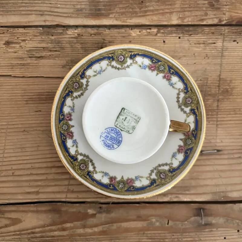 Fine porcelain coffee service
