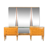 Chest of drawers wooden mirror 40