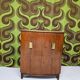 Vintage furniture 2 doors art deco