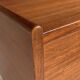 Scandinavian teak and rattan sideboard