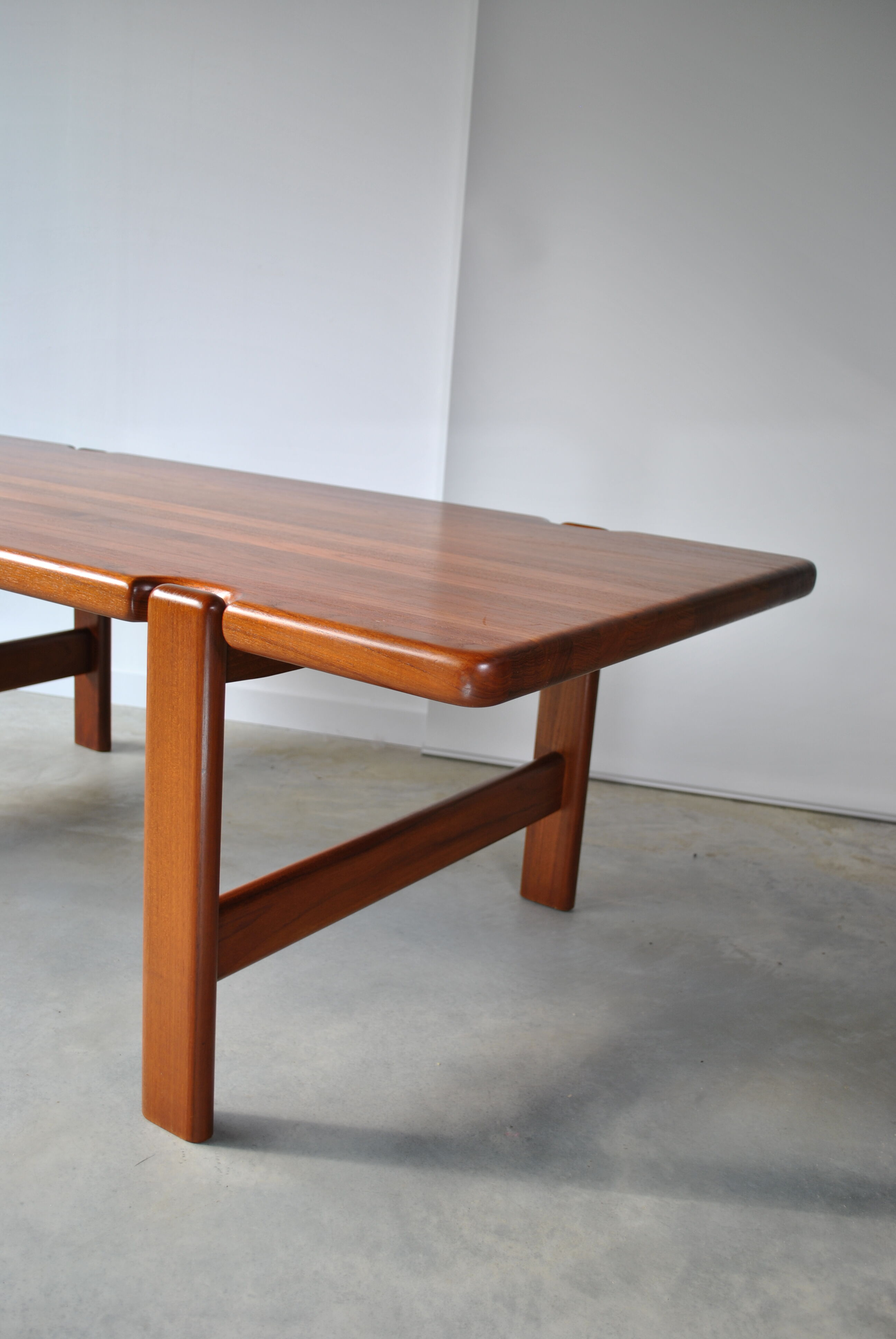 Danish teak coffee table by Niels Bach