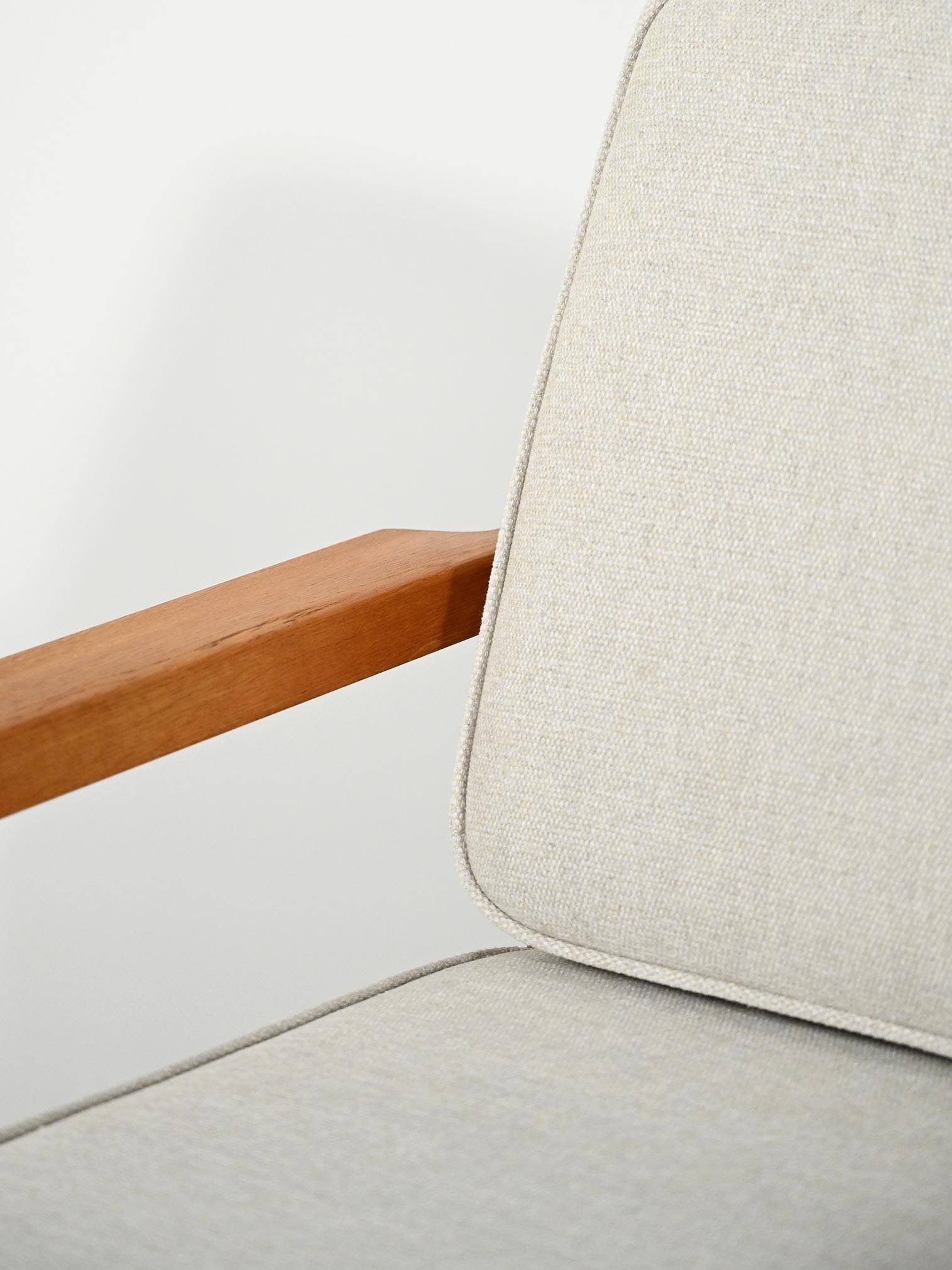 Scandinavian oak armchair, 1950s/60s