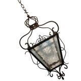Wrought iron lantern