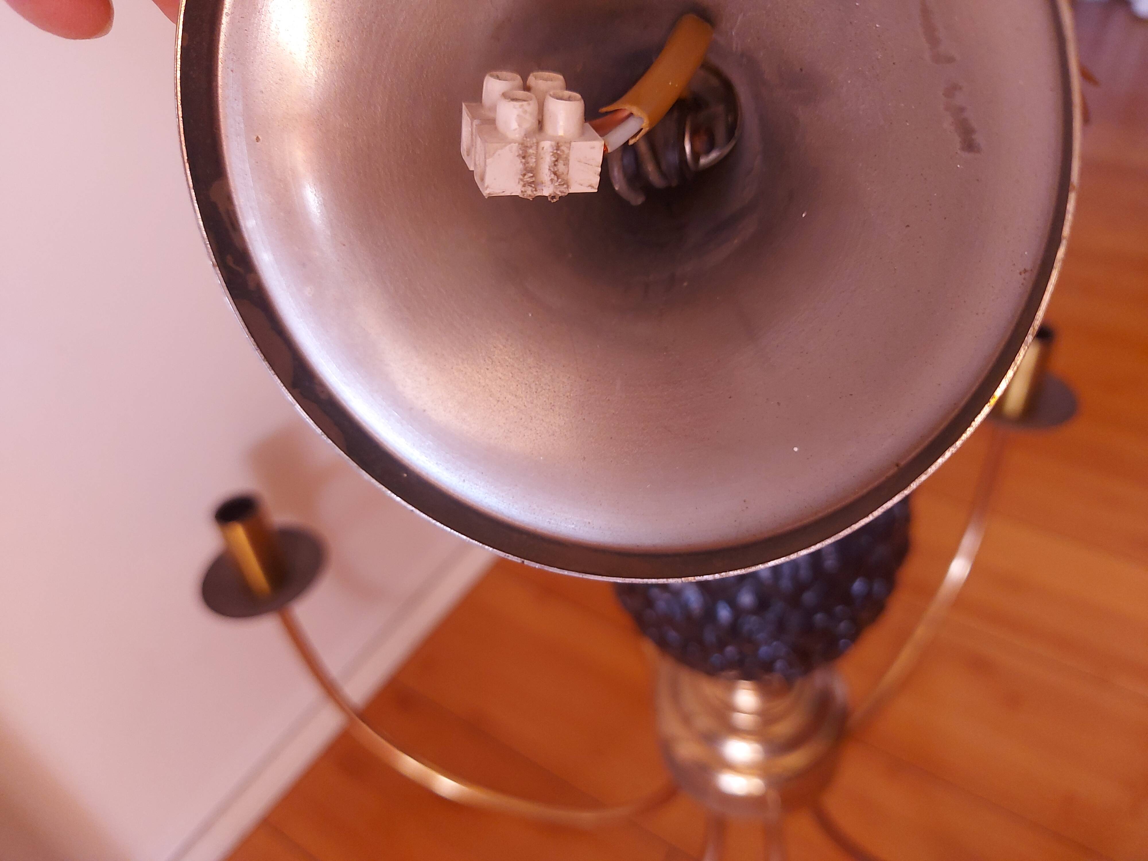 Pineapple chandelier from the 70'S in brass