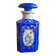 Perfume bottle in porcelain of old paris blue background