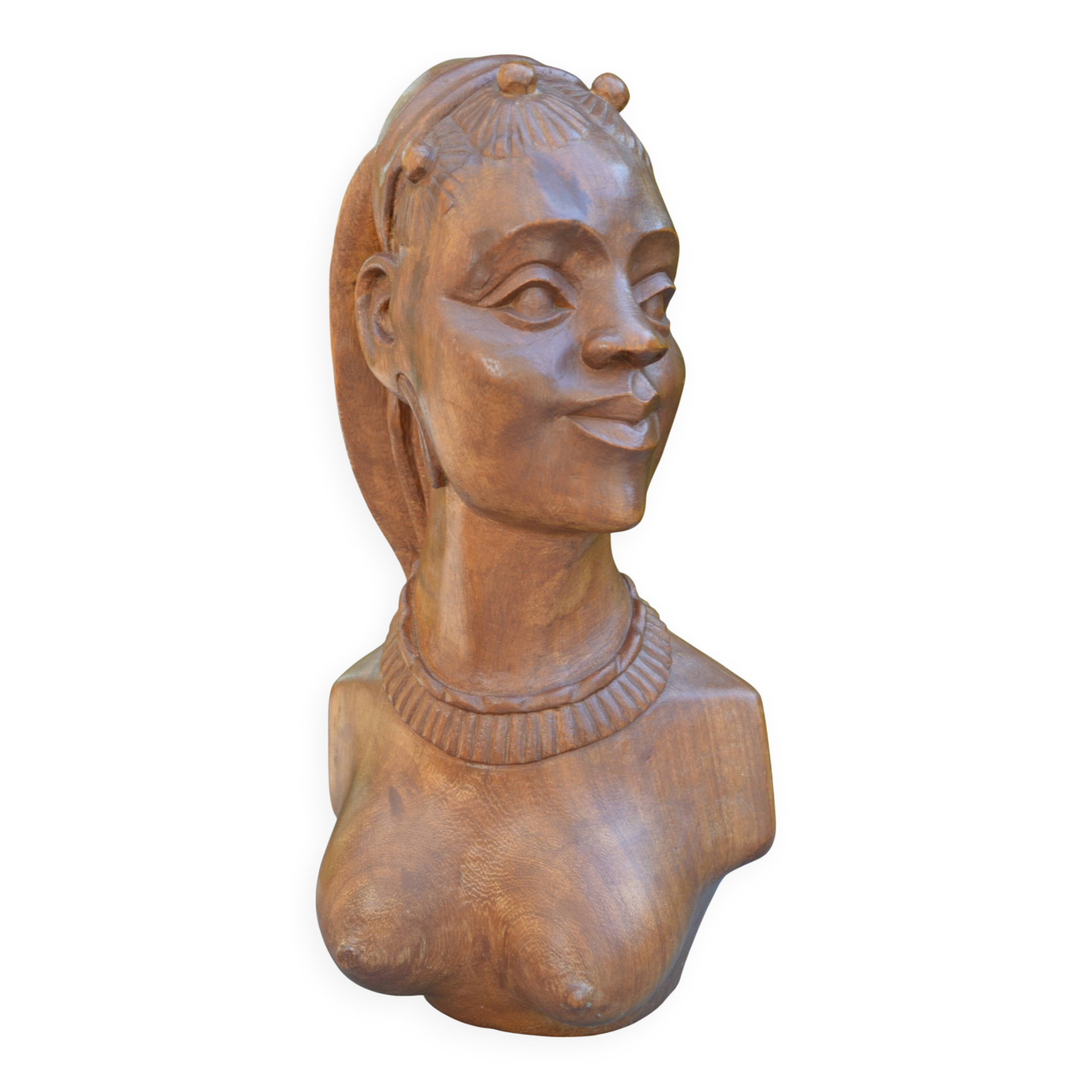 African bust Muaka Boma