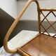 Wall shelf or to be installed in vintage rattan 1960s restored