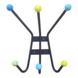 Vintage wall coat rack