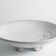 Art Deco White Earthenware Mermaid Bowl "300" by Mari Simmulson for Upsala-Ekeby