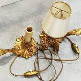 Bedside lamps bronze shabby chic