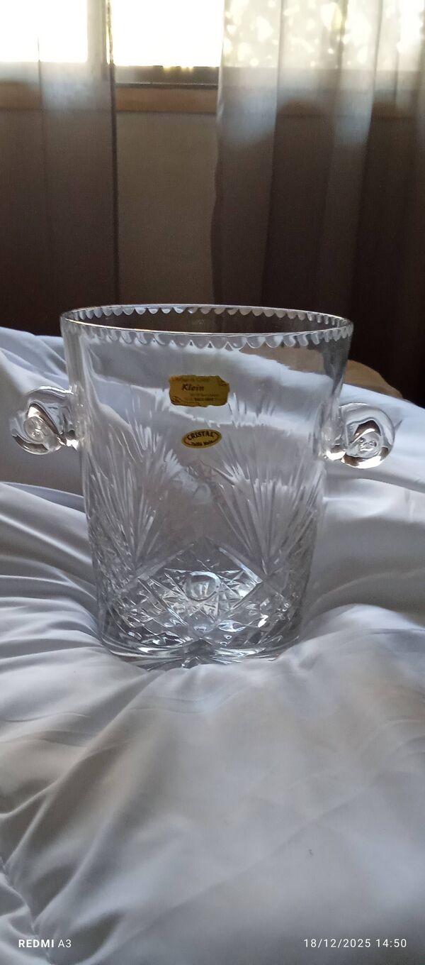 Seau à champagne valery klein cristal baccarat