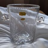 Valery Klein champagne bucket crystal baccarat