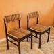 Chaises vintage moderniste années 50 -