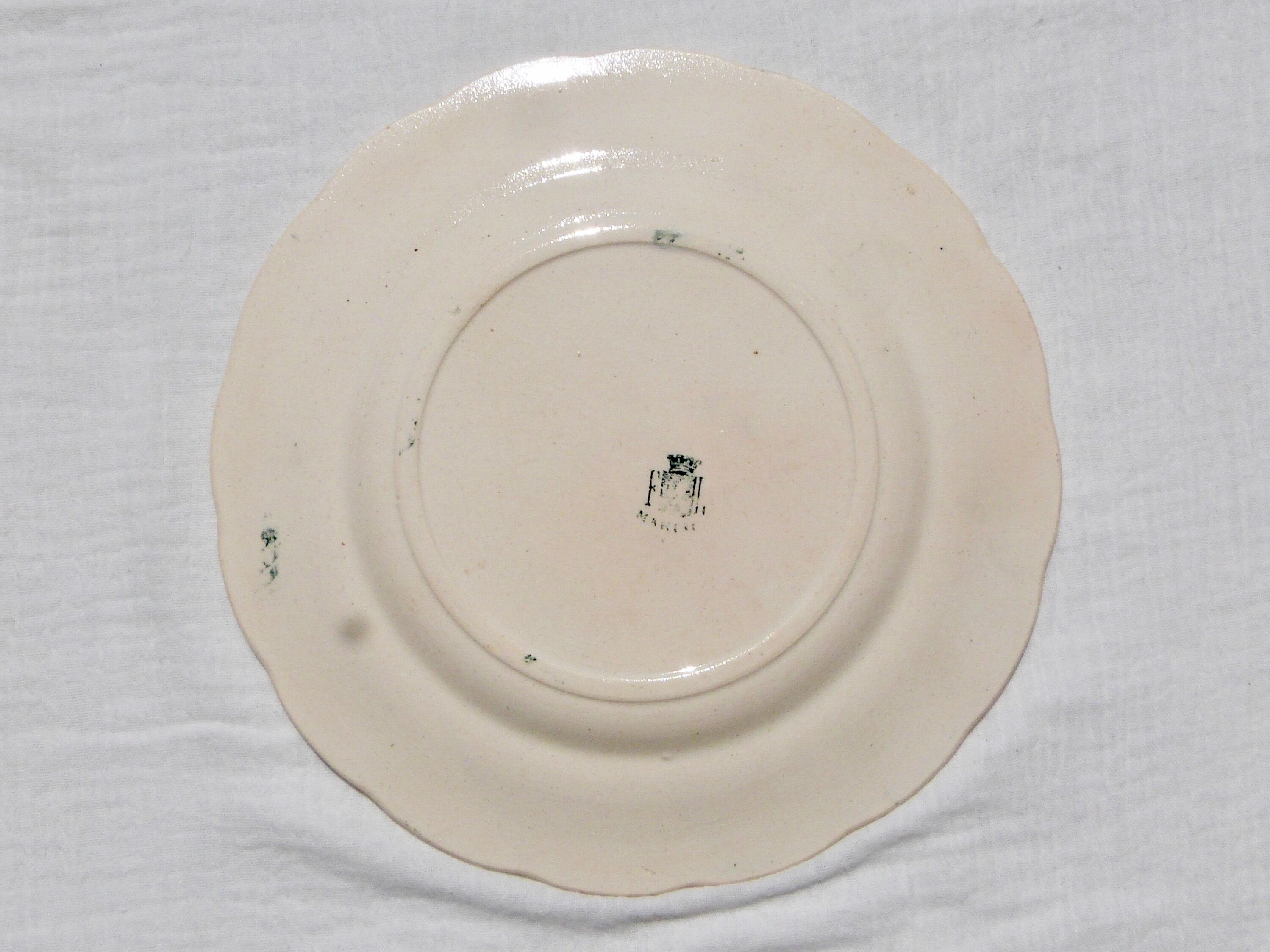 Set of 4 dessert plates Terre de Fer