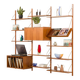 PS System wall unit with vinyl records cabinet and expository shelf, Rander