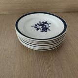 Set of Colette dessert plates from Moulin des Loups