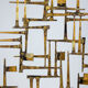 Sculpture en fer doré, William Bowie, année 1968