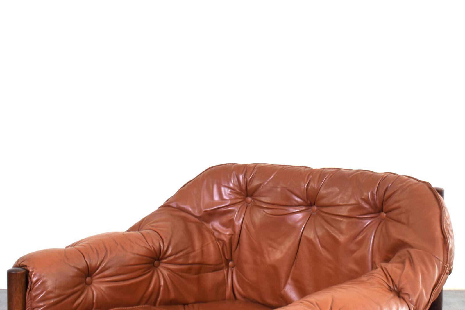 Mid-Century Oak & Leather Armchair by Arne Norell for Coja, 1960s.