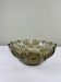 Smoked glass Art Deco salad bowl