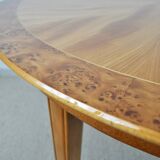 Art Deco Golden Elm Table, circa 1930