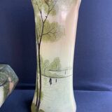 Pair of FT Legras Toul vases – 19th century