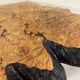 Large tree trunk coffee table by Frank Armich Canada
