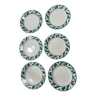 Lot de 6 assiettes
