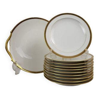 Plates & dish - Dessert service - Limoges - Raynaud