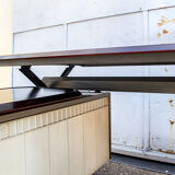 Arco Series Large Desk with island by BBPR for Olivetti Synthesis, 1960s