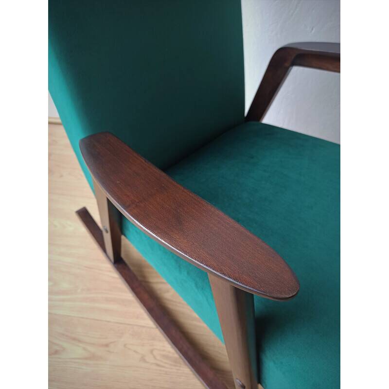 Fauteuil à bascule vintage des années 50.