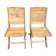 Paire de chaise pliante de jardin
