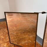 Vintage barber's triptych mirror